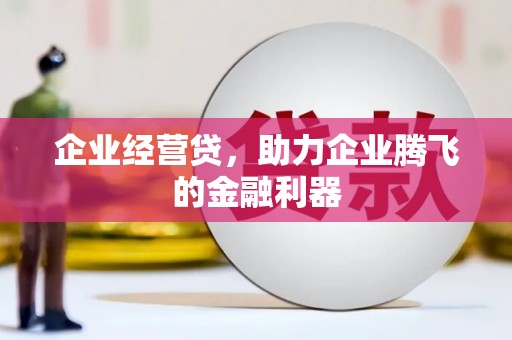 濮阳企业经营贷，助力企业腾飞的金融利器