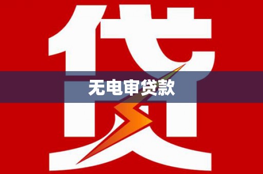 濮阳无电审贷款