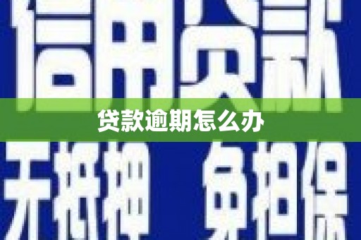 濮阳贷款逾期怎么办