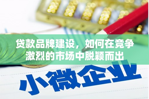 濮阳贷款品牌建设，如何在竞争激烈的市场中脱颖而出