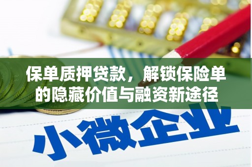 濮阳保单质押贷款，解锁保险单的隐藏价值与融资新途径
