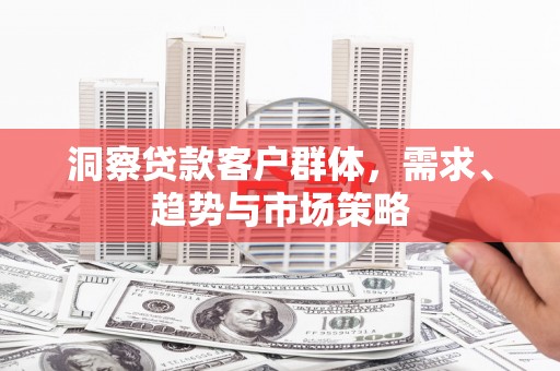 濮阳洞察贷款客户群体，需求、趋势与市场策略