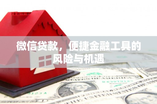 濮阳微信贷款，便捷金融工具的风险与机遇
