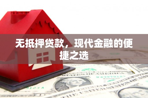 濮阳无抵押贷款，现代金融的便捷之选
