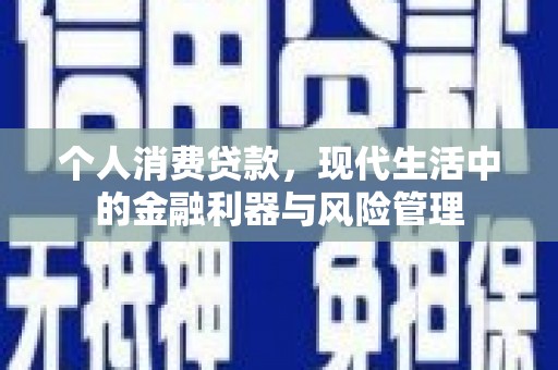 濮阳个人消费贷款，现代生活中的金融利器与风险管理
