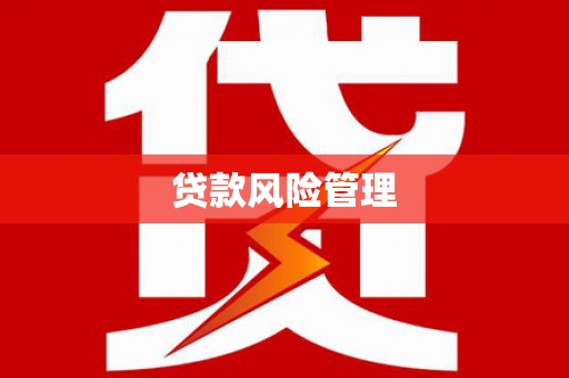 濮阳贷款风险管理