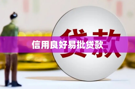 濮阳信用良好易批贷款