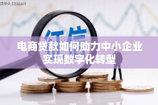 濮阳电商贷款如何助力中小企业实现数字化转型