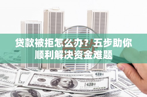 濮阳贷款被拒怎么办？五步助你顺利解决资金难题