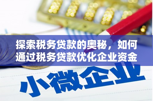 濮阳探索税务贷款的奥秘，如何通过税务贷款优化企业资金流