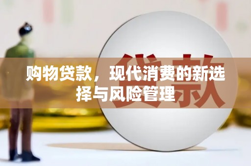 濮阳购物贷款，现代消费的新选择与风险管理