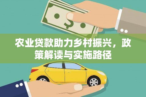 濮阳农业贷款助力乡村振兴，政策解读与实施路径