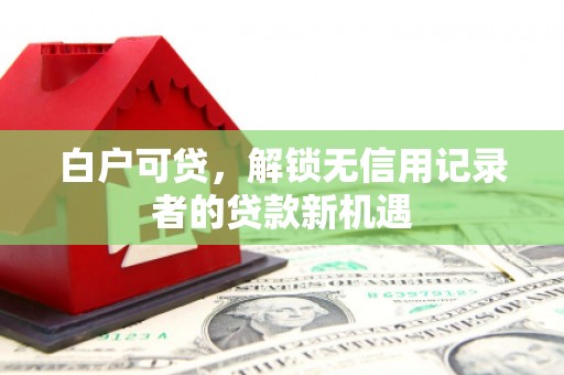 濮阳白户可贷，解锁无信用记录者的贷款新机遇