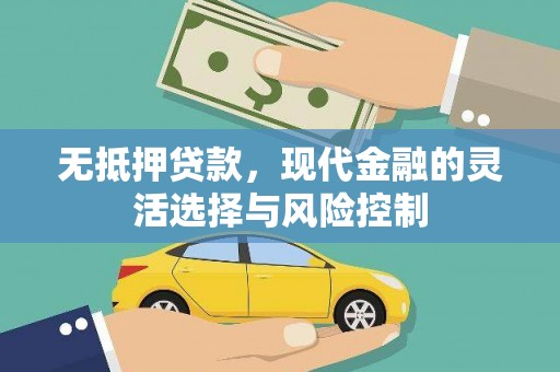 濮阳无抵押贷款，现代金融的灵活选择与风险控制