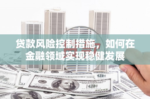 濮阳贷款风险控制措施，如何在金融领域实现稳健发展