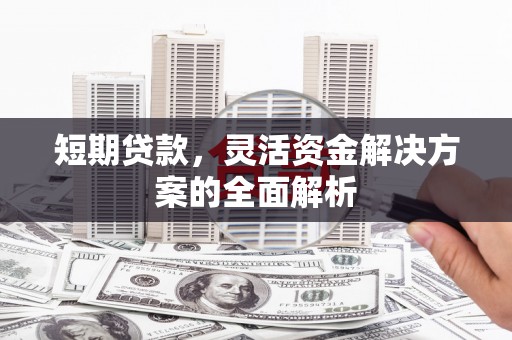 濮阳短期贷款，灵活资金解决方案的全面解析