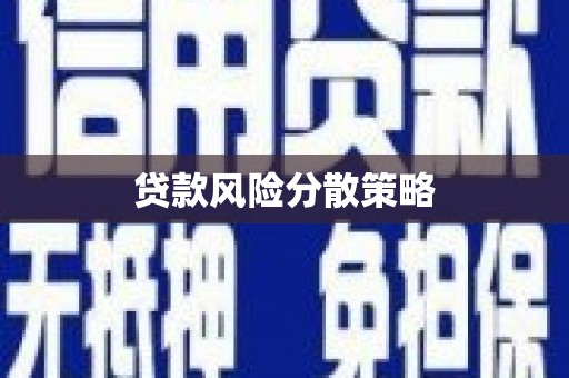 濮阳贷款风险分散策略