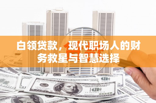 濮阳白领贷款，现代职场人的财务救星与智慧选择