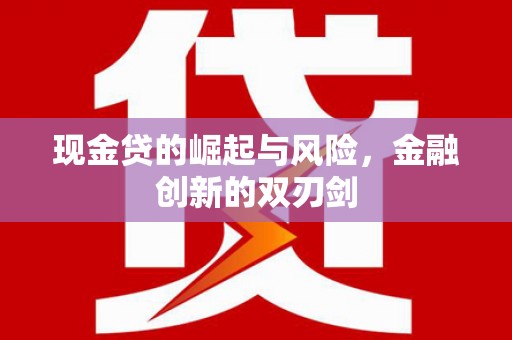 濮阳现金贷的崛起与风险，金融创新的双刃剑