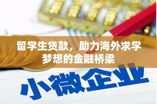 濮阳留学生贷款，助力海外求学梦想的金融桥梁