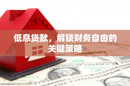 濮阳低息贷款，解锁财务自由的关键策略