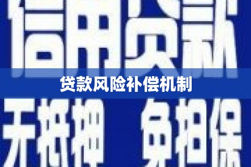 濮阳贷款风险补偿机制