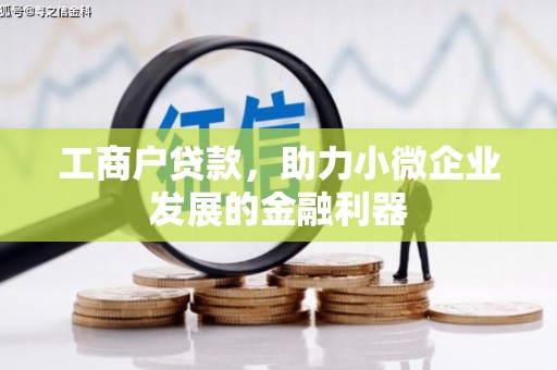 濮阳工商户贷款，助力小微企业发展的金融利器