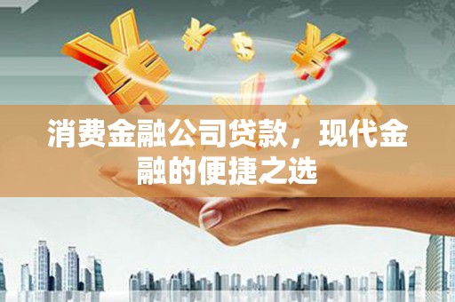 濮阳消费金融公司贷款，现代金融的便捷之选