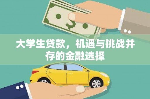 濮阳大学生贷款，机遇与挑战并存的金融选择