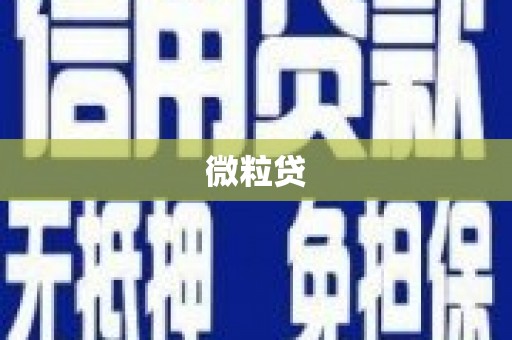 濮阳微粒贷