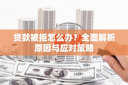 濮阳贷款被拒怎么办？全面解析原因与应对策略