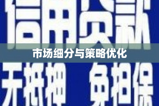 濮阳市场细分与策略优化